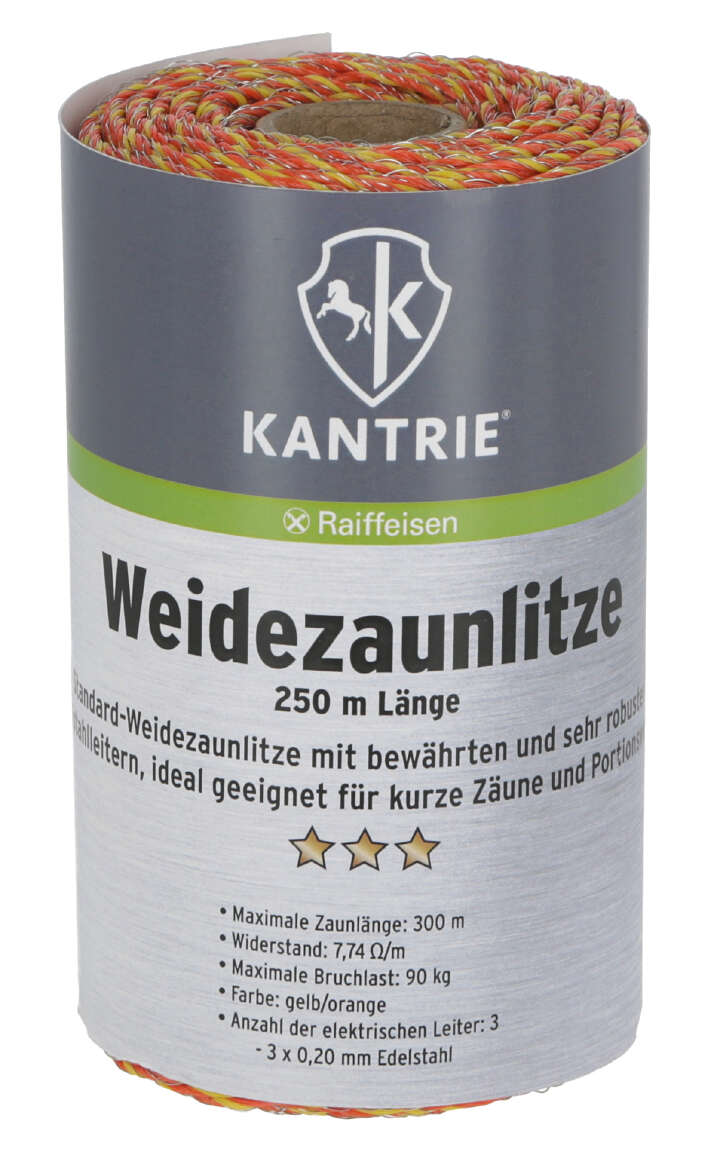 KANTRIE Weidezaunlitze für kurze Zaunanlagen KANTRIE Weidezaunlitze für kurze Zaunanlagen